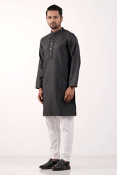 Men's Premium Panjabi (Purplish Grey)